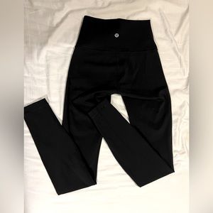 Black Lululemon leggings size 0